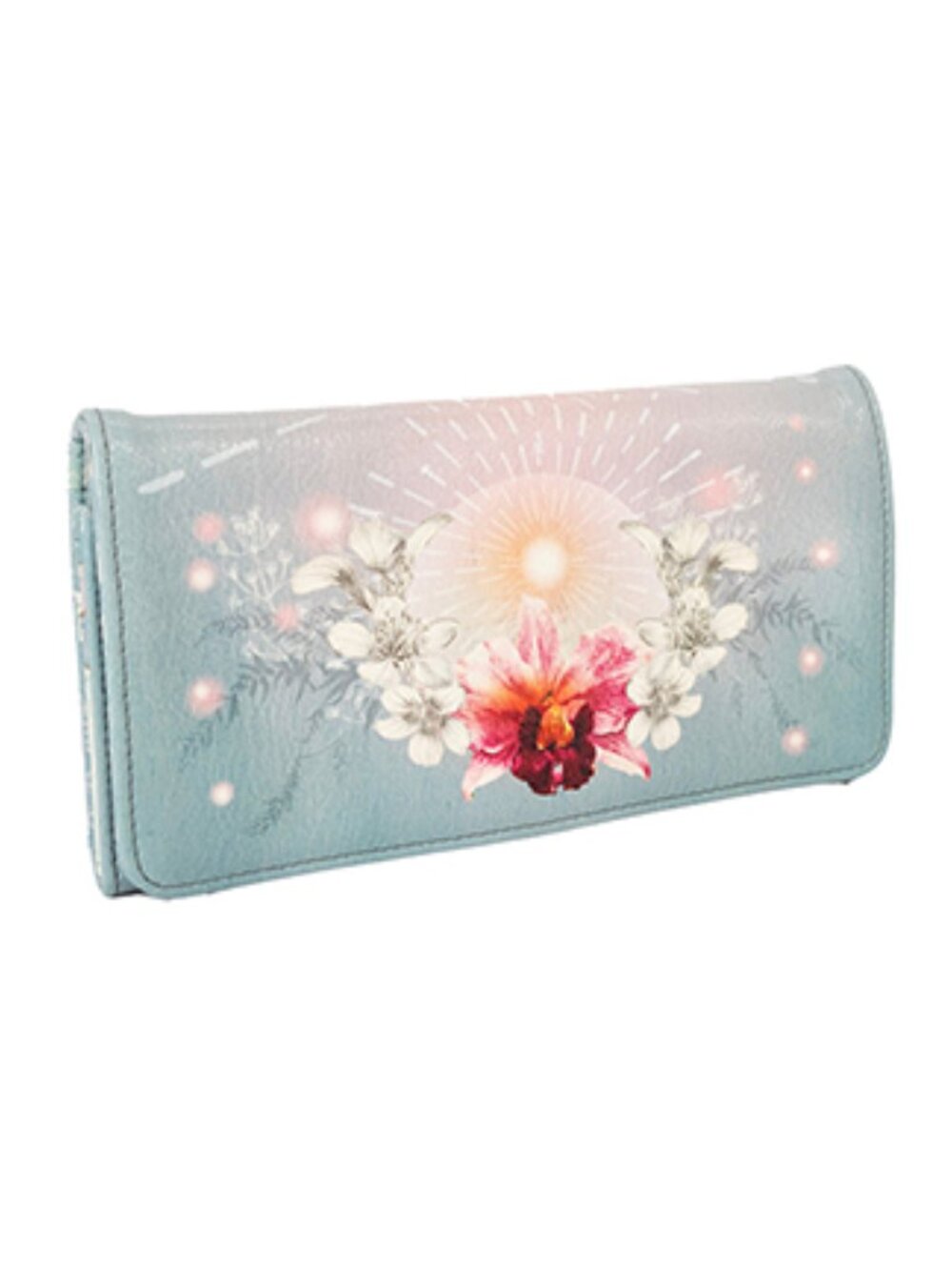 NWT NEW Papaya "Higher Love" Tri-Fold Wallet Vegan Leather Boho